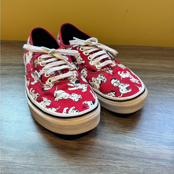 Vans Shoes - Vans X Disney 101 Dalmatians Red canvas sneaker. Size 8